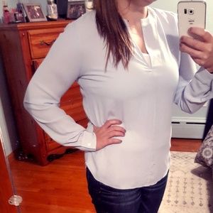 Ann Taylor Sky Blue Blouse